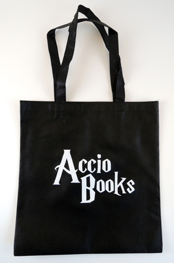 accio books logo by Polly Carlson