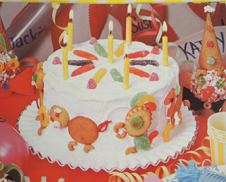 Circus Cake courtesy of Betty Crocker and General Mills