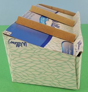 tissue box stand step 3