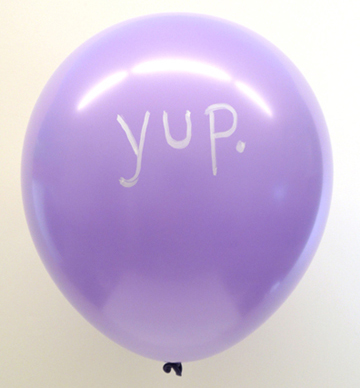 yup balloon