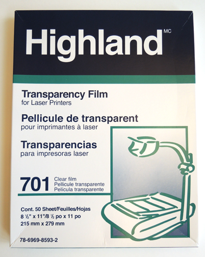 transparancy film