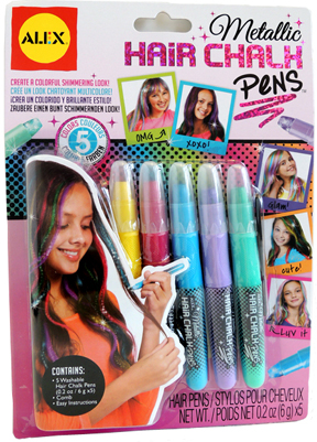 alex hair chalk pens