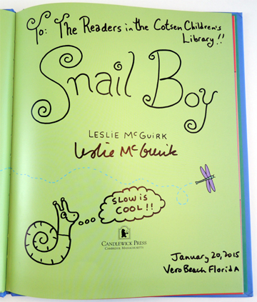 snail boy inscription