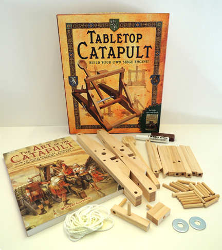 Build Your Own Siege Engine Kit With Book for sale online Tabletop Catapult